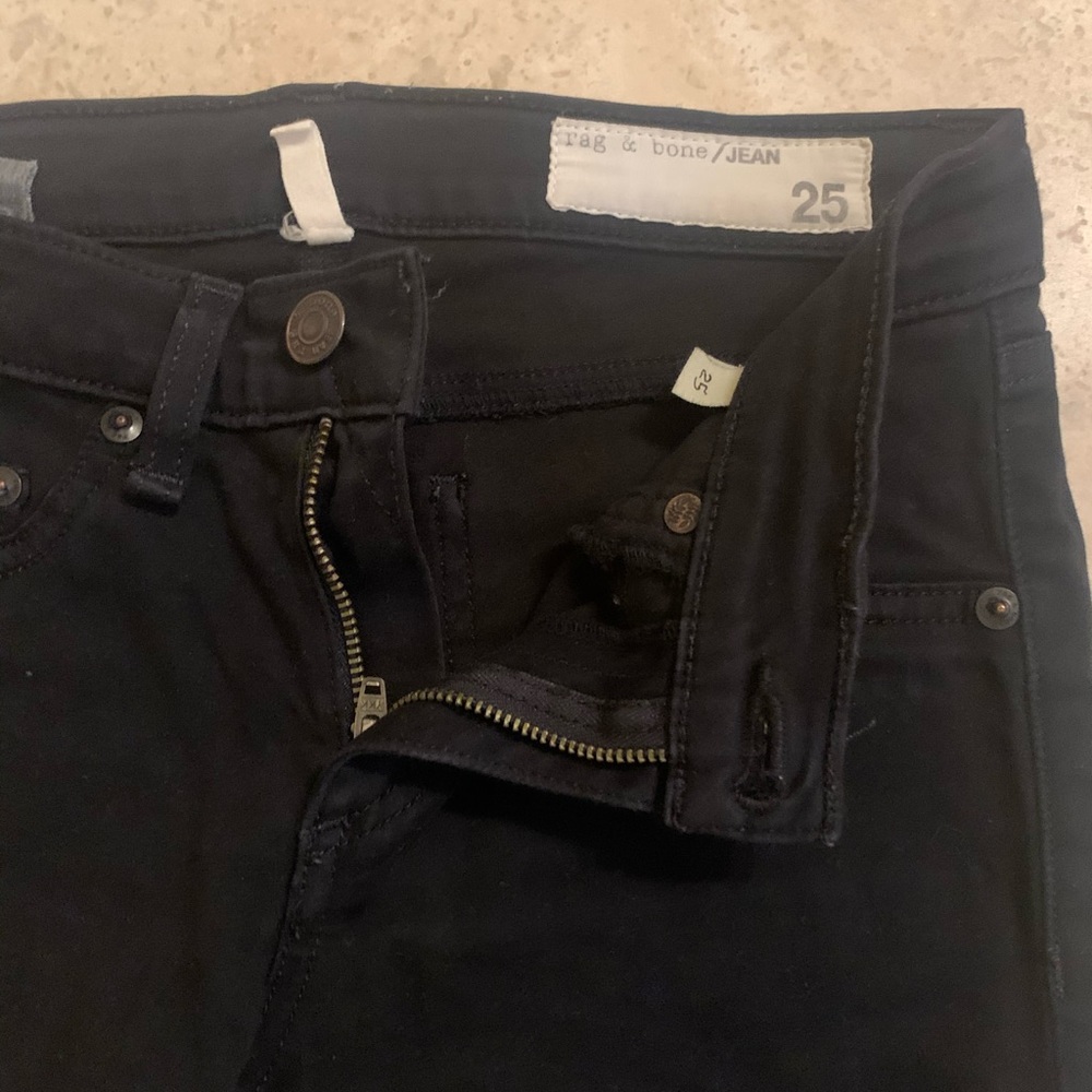 Rag and Bone Black Legging Skinny Jeans size 25